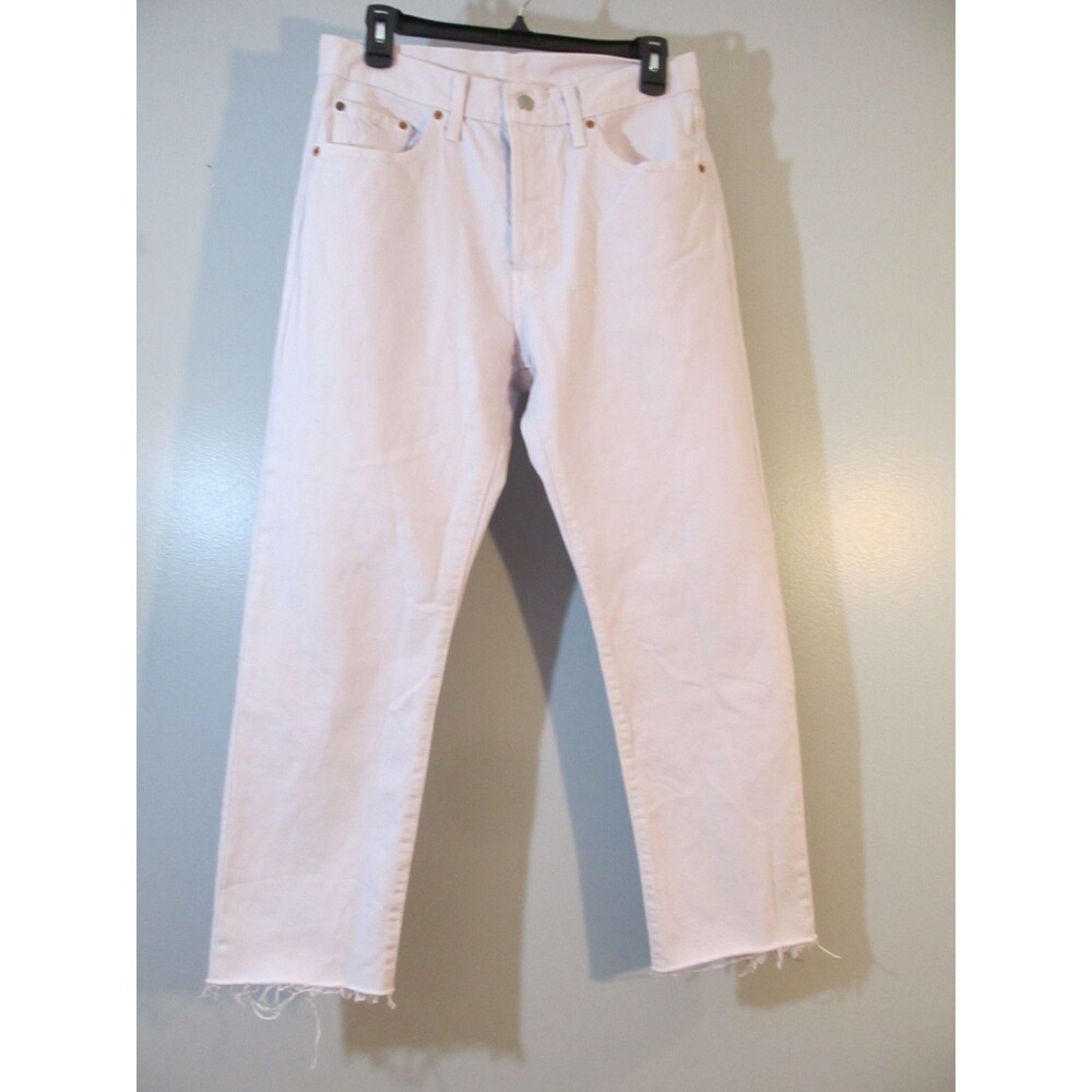Levi’s 501 Jeans Pale Purple Lilac White Tab Women’s Size W28 Button Fly